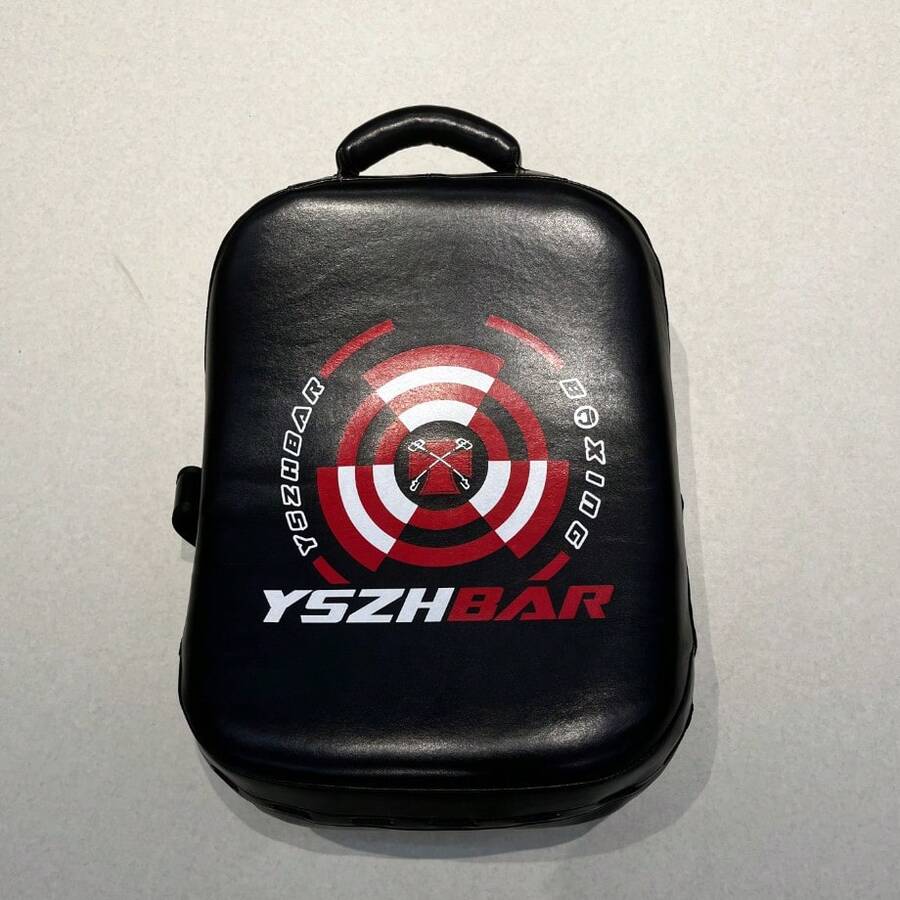 YSZH Mục tiêu đá Taekwondo, Đá sau, Đá ngang, Mục tiêu hình bàn chân cong lớn, Thiết bị huấn luyện MMA, Muay Thai, Quyền Anh - Một mục tiêu đá ngang màu đen - Xem 1