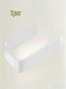 1pc Self-Adhesive No Drill Toilet Paper Holder - Freestanding & Wall Mounted Multifunctional Tissue Paper Rack For Bathroom & Kitchen - Multicolor - View 13