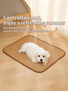 1pc/Set Pet Cooling Mat, Dog/Cat Summer Cooling Pad - Multicolor - View 6