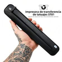 Impresora Térmica Tatuaje St81 Inalámbrica Bluetooth Pro aretes accesorios accesorios para el cabello juguetes de niña y2k spiderman sticker tatuajes temporales brackets falsos piercing estrellas tatuajes - Negro - Ver 8