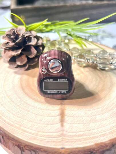 电子念珠戒指，手指电子念珠祈祷戒指计数器，数字显示便捷戒指计数器，减压手压计数器，适用于商务、祈祷计数、节日礼物