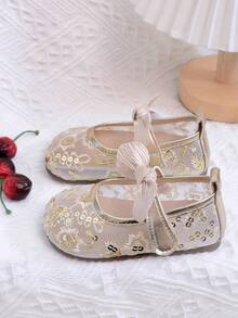 2026 Bestselling Bosibo Woven Sandals, Suitable For Girls Aged 3-12 | Adjustable Hook And Loop And Cloud Patterned Ivory Soles, Suitable For Beach/School/Park/Infant Wear GOJOGOLO! - Gold - View 5