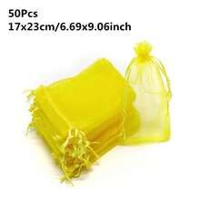 50个装葡萄水果保护袋 花园网袋 农业果园害虫防治防鸟网蔬菜袋 - A - 查看 21