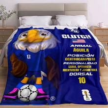 FIFA Chăn lễ hội bóng đá 2026, Chăn chủ đề tiệc bóng đá, Thiết kế ngôi sao bóng đá ngộ nghĩnh, Chăn ngủ trưa, Chăn phủ ghế sofa, Chăn ga gối đệm, Quà tặng cổ vũ, Quà sinh nhật, Quà lưu niệm lễ hội, Nhẹ, Chống bụi, Ấm cúng, Ấm áp, Thoáng khí, Khăn choàng thoải mái - Nhiều màu - Xem 8