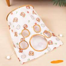 Đồ chơi đường hầm cho mèo làm từ túi khoai tây chiên, có âm thanh, giúp giải trí và giảm căng thẳng, bền chắc. - Nhiều màu - Xem 16