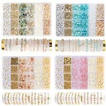 Bộ dụng cụ làm trang sức gồm 1500 hạt đá tự nhiên không đối xứng, tự tay làm vòng tay, vòng cổ, mặt dây chuyền và các sản phẩm thủ công khác. - Nhiều màu - Xem 9