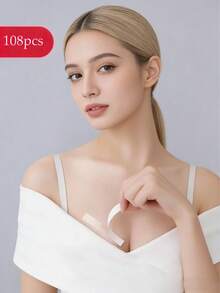 108/72/36/5pcs,Anti-Slip Sticker Chest Neckline Invisible Skirt Women's Anti-Leak Sticker Clothes Stick Low Collar Strap Anti-Slip - Multicolor - View 4