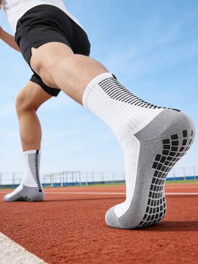 5/10 Paar rutschfeste Socken in Dopamin-Farben, vielseitig einsetzbar, knöchellang