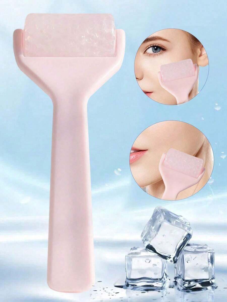 Ice Roller Pink Skin Lifting Tightening Smooth Wrinkles Eye Puffiness Reusable Cooling Face Ice Roller For Home Use Beauty Skin Face Roller,Beauty,Skin Care Products,Spa,Self Care,Skin Care Tools,Face Care,Esthetician Supplies,Massage,Face Massage Tool,Face Roller - trái cam - Xem 1