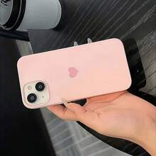 1pc Heart-Shaped Anti-Drop TPU Soft Phone Case Cover, Suitable For IPhone 7P/8Plus/16/16PLUS/16PRO/16PROMAX/XR/XSMAX/11/11Pro/11ProMax/12/12Pro/12ProMax/13/13Pro/13ProMax/14/14Pro/14Plus/14ProMax/15/15Pro/15Plus/15Pro/17airMax, Fashionable/Elegant/Cute/ - Multicolor - View 3