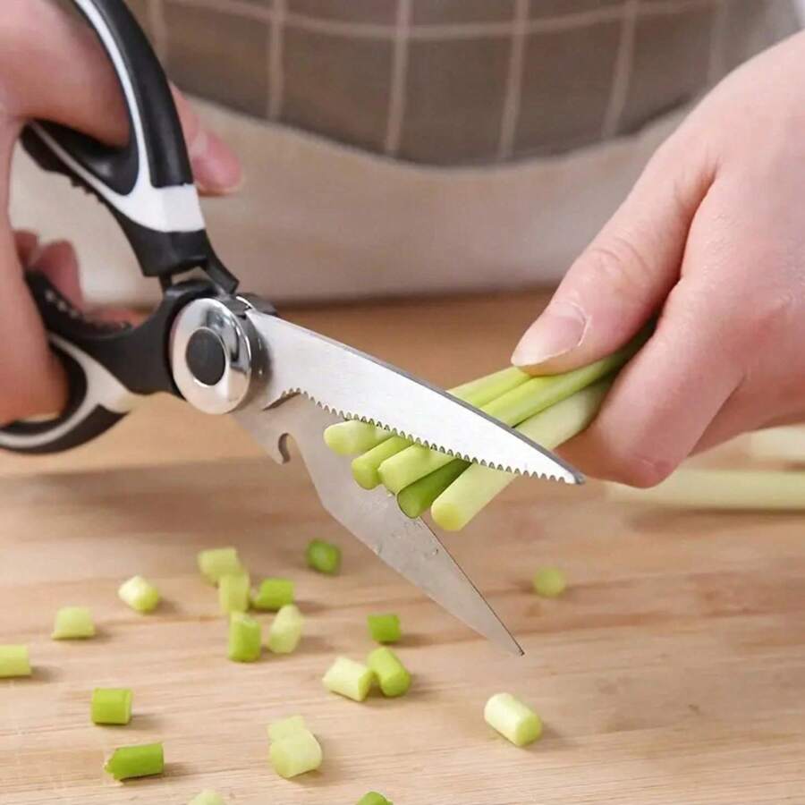 1pc Stainless Steel Heavy Duty Poultry Shears, Multifunctional Kitchen Food Scissors