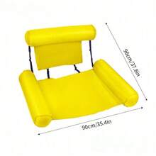 1 Pack Inflatable Adult Floating Chair, Heavy-Duty Inflatable Pool Noodle, Party Summer Water Beach Lake Floating Chair - Multicolor - View 10