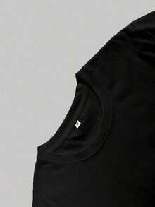 Men T-Shirts - 黑色 - 查看 3