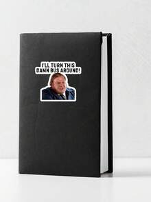 Chris Farley Bus Driver Sticker, Funny Movie Quote Sticker, 90s Movie Stickers, 90s Stickers, 90s Nostalgia, Funny Stickers, Billy - Multicolor - View 6