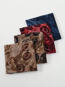 1条新款巴厘岛纱线墨水旋风印花围巾，优雅时尚的女士薄款防晒围巾，多功能柔软披肩围巾，日常晚装外套，旅行沙滩遮阳披肩，摄影服饰及节日礼物 - 彩色 - 查看 11