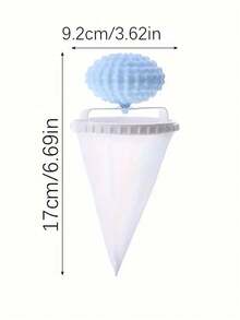 1/3 Quả cầu lọc lông thú cưng tái sử dụng cho máy giặt | Bộ lọc 3 trong 1: lọc xơ vải, bắt lông thú và chống vón cục – Dụng cụ làm sạch quần áo cho lông mèo, chó, len và xơ vải – Túi lọc bền, thân thiện với hệ thống tự hoại và dùng cho máy giặt (Phụ kiện hiệu quả cho chu trình giặt sạch sâu) - Nhiều màu - Xem 2