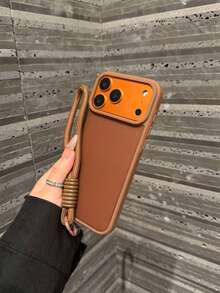 Gantungan Kunci, Tali Gantungan 1 buah Cokelat Pendek Tali Gantungan Lembut Matte Transparan Kompatibel dengan iPhone 17, 17 Pro, 17 Air, 17 Pro Max, 11, 11 Pro, 11 Pro Max, 12, 12 Pro, 12 Pro Max, 13, 13 Pro, 13 Pro Max, 14, 14 Pro, 14 Plus, 14 Pro Max, 15, 15 Pro, 15 Plus, 16, 16 Pro, 16 Pro Max, 16 Plus - Coklat - View 5