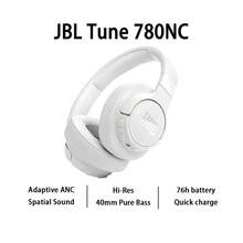 JBL Authentic T780NC Over-Ear Headphones Bluetooth 5.3 Noise Reduction Clear Call For Work Travel Popular - 查看 12