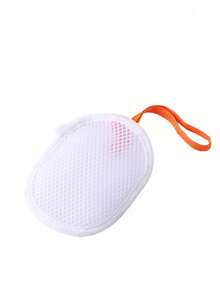 1pc Soap Net Bag, Double-Sided Soap Foaming Net, Shower Scrubber, Facial Cleanser Lather Net Bag - Multicolor - View 6