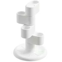 1/3pcs 360° Rotating White Desktop Pencil And Pen Holder, Desktop Organizer And Storage For Office, Multi-Functional Storage Rack For Makeup Brushes, Toothbrushes, Ballpoint Pens, Pencils, Hair Accessories, Hair Ties, Back To School, Home Use - Sets - View 10