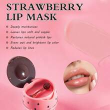 草莓唇膜，保湿滋养，神经酰胺NP修护唇部护理，令双唇柔软红润，夜间唇部护理 - 全部 - 查看 1