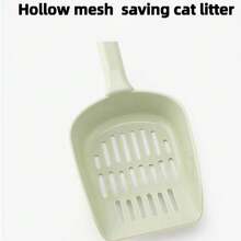 3 piezas Cucharas para arena de gato - Fácil de limpiar, cucharas de plástico resistente para arena de gato de mascotas - Ver 9