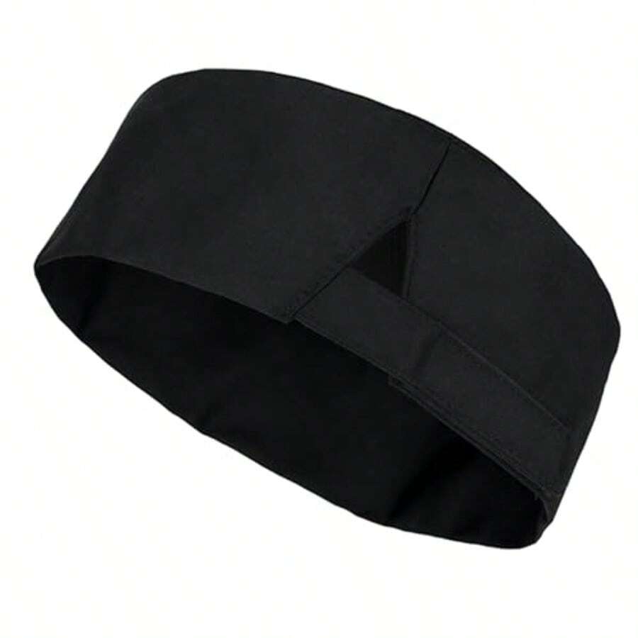 Adjustable Extra Plus Large Unisex Chef Hat Size XL XXL And Up For Cooking Baking Caps With Breathable Mesh Top - Black - View 1