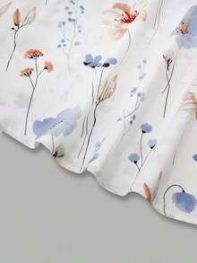 Women's Elegant Ditsy Floral Chiffon Dress & Jacket Two Pieces Set, Fashionable Outfit For Date, Holiday, Casual Wear Spring - Nhiều màu 3 - Xem 4