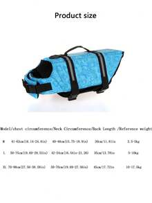 1 pieza Chaleco salvavidas para mascotas, ropa de natación para perros, adecuado para perros pequeños y medianos, atuendo de verano - Multicolor - Ver 2