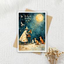 趣味生日贺卡、星空生日贺卡、魔法贺卡、闺蜜生日贺卡、朋友生日贺卡 - 多色 - 查看 1