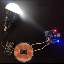 Gikfun Qi Wireless Charger PCBA Circuit Board Coil Wireless Charging Micro USB Port DIY EK1854 - como en la foto - Ver 3