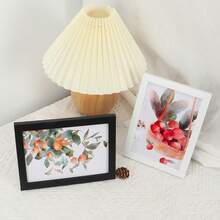 1pc Minimalist Wooden Photo Frame, Suitable For Desktop Display Or Wall Hanging, Available In 5", 6", 7" Sizes, Applicable For Photo Wall, Home Decor And Commemorative Gifts - one-size - View 1