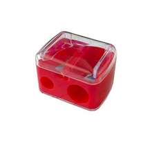 2-Hole Dual Makeup Pencil Sharpener, Sharpener For Eyebrow, Eyeliner, Lip Liner And Makeup Pencils, Black - Pencil Sharpener - View 8