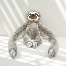 1pc Cute Cartoon Hanging Series Sloth Plush Doll, Soft Adorable Long Arm Sloth Doll, Versatile Hanging Decoration, Parent-Child Interactive Doll, Children's Room Decor, Curtain Tie-Back, Photo Prop, Children's Birthday/Mother's Day/Children's Day Gift - Multicolor - View 16