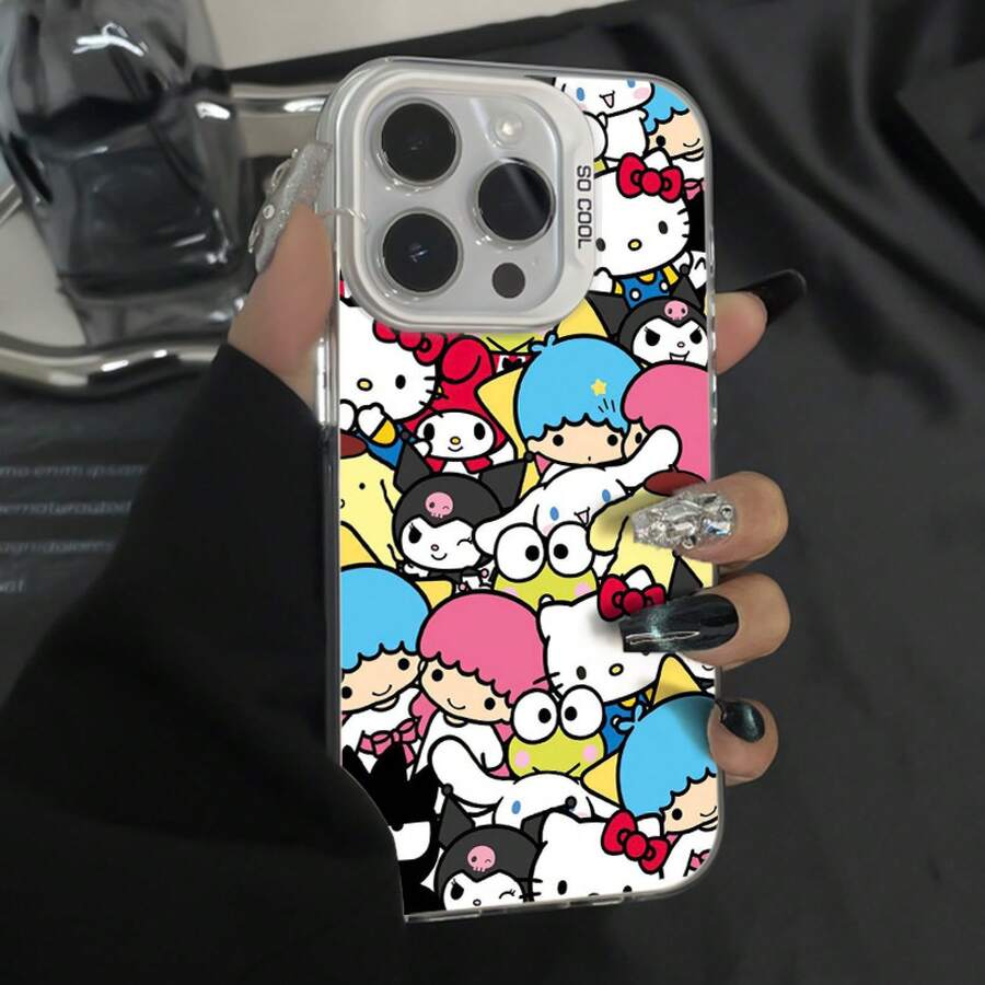 SANRIO Phone Case - Phone Case Designed With  Characters, Suitable For Including The Latest Ones, Featuring A Shockproof Matte End For 17/16/15/14/13/12/11 - 混合顏色 2 - 查看 1