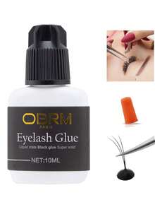1pc 10ml Professional Eyelash Glue, Super Sticky, 1-2 Seconds Fast Drying, Long-Lasting 6-7 Weeks, Ultra Black Eyelash Adhesive, Latex-Free, Strong Hold Eyelash Glue, Suitable For Professionals To Extend And Lengthen Lashes. - Black - View 13