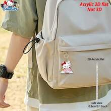 2D平面王子亚克力钥匙扣，1个装 - 可爱动漫王子造型，带脸部表情和王子服饰，钥匙吊坠（圣诞节、情人节礼物），2D平面 - 彩色 - 查看 6