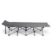Portable Folding Camping Cot Bed With Soft Pad For Adults Sleeping In/Outdoor - As Pic - View 2