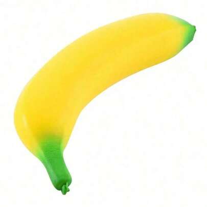 Soft Realistic Banana, Slow Rebound Anti-Pressure Fruit Shaped Soft Toy, Fun And Stress-Relieving, Soft Banana