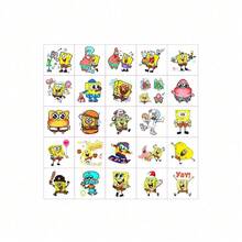 SpongeBob SquarePants 10pcs/20pcs Cartoon Character Stickers, Fun And Cute Themed Stickers Perfect For Birthday Party Favors Or Celebration Events - Multicolor - View 6