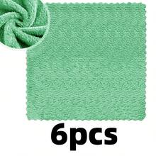 6 paquete de toallas de mano tipo spa - 10x10 pulgadas, toallas faciales altamente absorbentes para gimnasio, cabello, rostro, paquete de toallas pequeñas - Multicolor - Ver 10