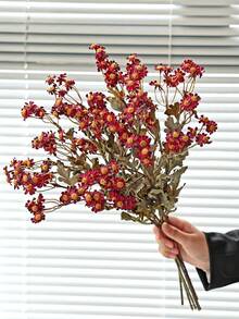 1束仿真丝雏菊花束，仿真度高，适用于家居、餐厅、客厅、户外花园装饰，也可用于婚礼、家庭花园和派对装饰，是人造花、婚礼用花、新娘捧花、婚礼用品、婚礼装饰、装饰花卉和春季装饰的理想之选。 - 酒紅色 - 查看 2