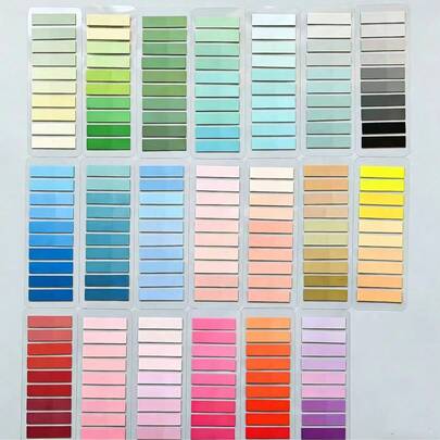 ملصقات لاصقة للحيوانات الأليفة، ملصقات ذات ألوان تدرجية كالماكرون، دفتر مذكرات قابل لإعادة الاستخدام، ملصقات سجل القراءة