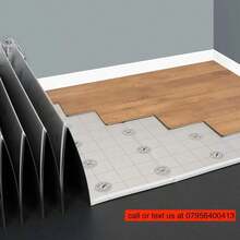 Click Vinyl Flooring LVT Underlay With Built In DPM Damp Proof Membrane XPS Foil - A - View 2