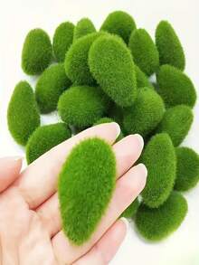 6/12 Decoración de musgo artificial, verde brillante, adecuado para contenedores de vidrio, decoraciones de descanso para reptiles y anfibios, decoraciones para reptiles, hábitats para anfibios, decoraciones para recintos de mascotas, decoraciones de aspecto natural, hojas de musgo decorativas, material de larga duración, musgo artificial duradero, decoraciones de plantas simuladas, decoraciones de hábitat, propietarios de reptiles, amantes de los contenedores de vidrio - A - Ver 3