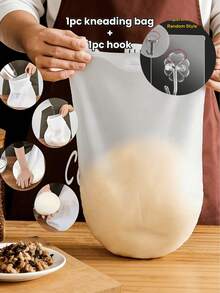 Multi Functional Silicone Kneading Bag, Flour Mixing Bag, Multi-Functional Dough Mixing Bag, Suitable For Bread, Pastries, Pizza, Corn Tortillas, Flour Mixing Bag, Storage Bag, Cooking Tools, Kitchen Essential Tools, And Can Also Be Used As A Storage Bag - Multicolor - View 12