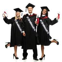 2026 Graduation Tiara With Sash For Women Glittered Metal Princess Grad Crown Cap Headbands And Grad Sash For Graduation Party Favors Black - As Pic - View 6