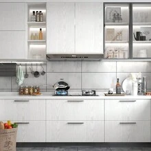 1 Cuộn Giấy Dán Tường Tự Dẹp Vân Gỗ Màu Trắng, Có Thể Tháo Rời, Với Vân Gỗ Chân Thực, Thích Hợp Cho Phòng Khách, Nhà Bếp, Phòng Ngủ, Trang Trí Nội Thất, Cửa Ra Vào, Cửa Sổ, Trang Trí Nhà Cửa - Trắng - Xem 14