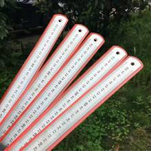 透明刻度金属尺，适用于学生考试、办公和工程制图 - 不銹鋼尺 - 查看 6