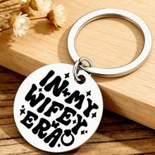 My Wife Era' Keychain - Stainless Steel Newlywed Wife Gift, Bridesmaid Party And Wedding Favor Gifts For Mother, Father, Graduation, And Teacher - QJI - View 7